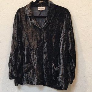Velour Overshirt/Jacket